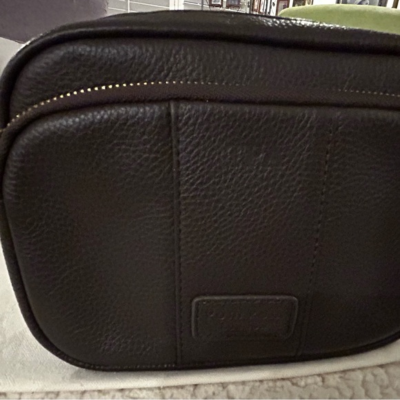 Pom Pom London Original/Mayfair  Leather Bag CONKER NEW!!!! Never carried- $99! - Picture 5 of 13